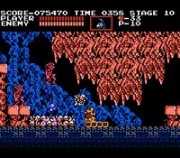 une photo d'Ã©cran de Castlevania sur Nintendo Nes